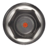 33mm x 2" Chrome Steel Reflector Nut Cover with Flange - Push On, 50 Pack