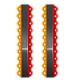 Kenworth 18-1/2" Platinum Filter Bar with Ten 3/4" Light Holes (Per Side)