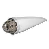 3.5" x 14.5" Amber Watermelon Chrome Plastic Cab Light with SS Bezel