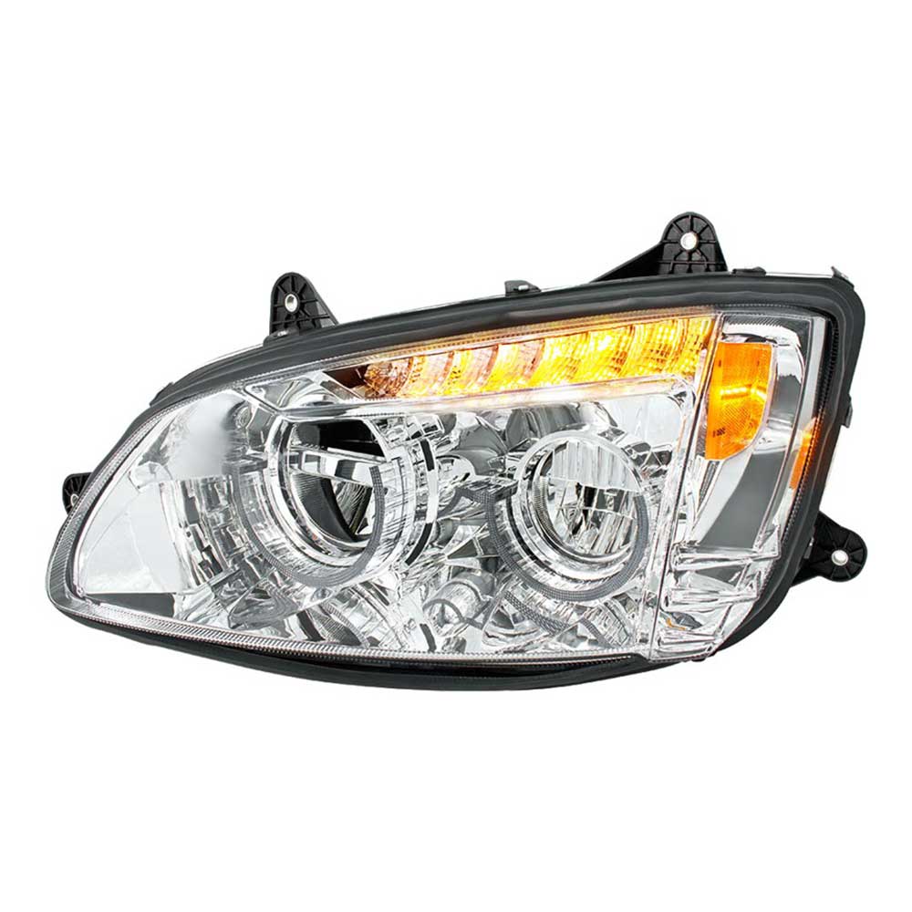 Kenworth T660 2008-2017 LED Headlight with LED Turn Signal and Position Light Bar