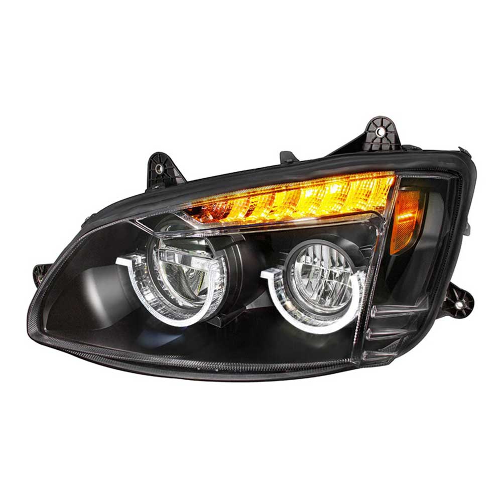 Kenworth T660 2008-2017 LED Headlight with LED Turn Signal and Position Light Bar