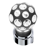 Phoenix Style Ball Gearshift Matte Black Knob with LED 9/10 Speed Adapter - Thread On