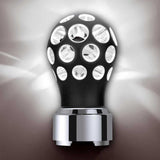 Phoenix Style Ball Gearshift Matte Black Knob with LED 9/10 Speed Adapter - Thread On