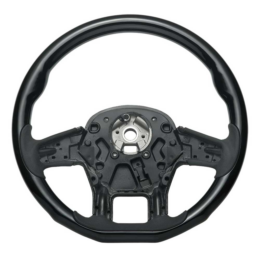 18" YourGrip Wood Candy Color Steering Wheel for 2012-2021 Peterbilt 579, 2013-2021 Kenworth T680