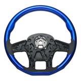 18" YourGrip Wood Candy Color Steering Wheel for 2012-2021 Peterbilt 579, 2013-2021 Kenworth T680
