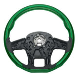 18" YourGrip Wood Candy Color Steering Wheel for 2012-2021 Peterbilt 579, 2013-2021 Kenworth T680