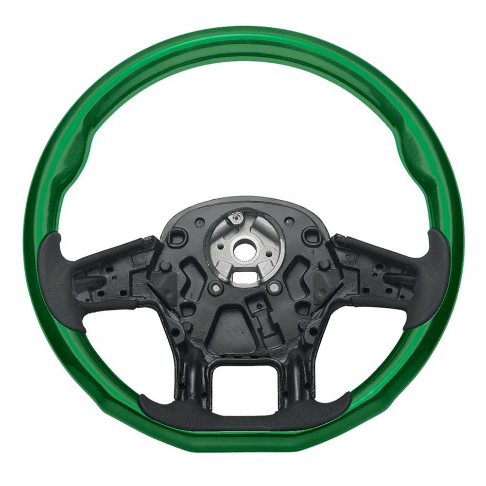 18" YourGrip Wood Candy Color Steering Wheel for 2012-2021 Peterbilt 579, 2013-2021 Kenworth T680