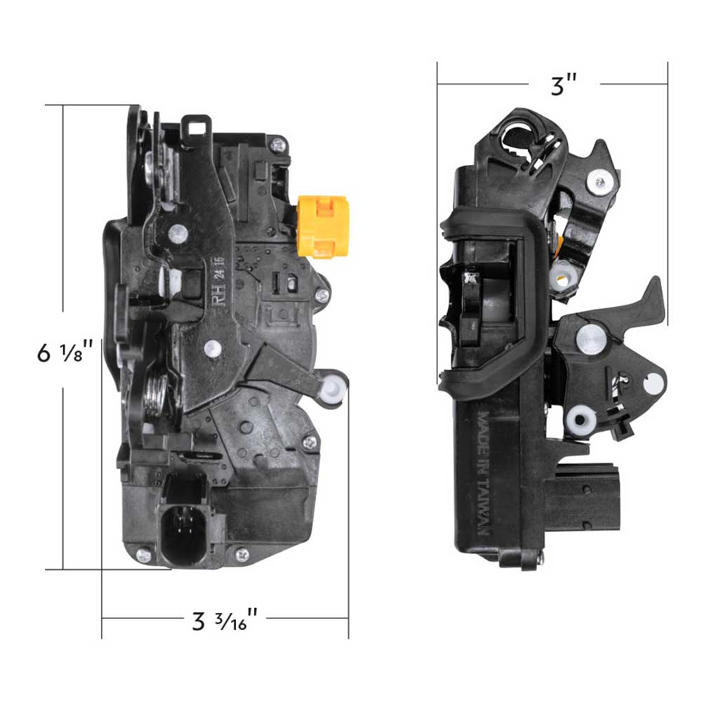 Peterbilt Door Latch Assembly - 5 Pin Motor