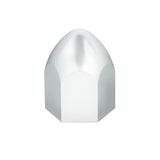 1"W x 1-5/8"H Chrome Plastic Bullet Nut Cover - Push On 50pk