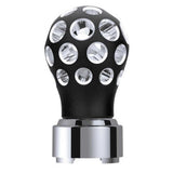 Phoenix Style Ball Gearshift Matte Black Knob with LED 9/10 Speed Adapter - Thread On
