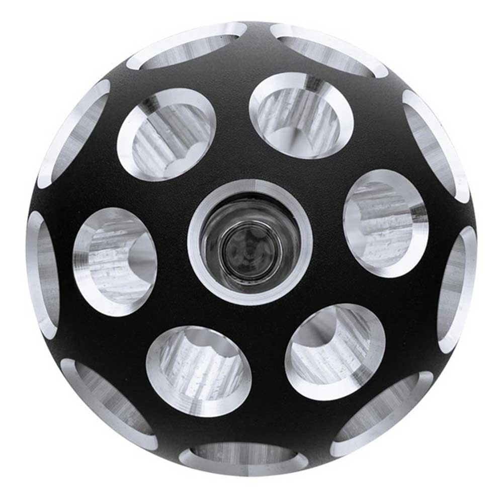 Phoenix Style Ball Gearshift Matte Black Knob with LED 9/10 Speed Adapter - Thread On