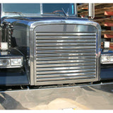 Freightliner Classic, XL, FLD120 Stainless Steel Hood Grill with 13 Horizontal Bars