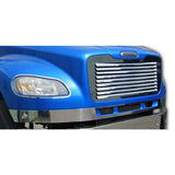 Freightliner M2 Stainless Steel Hood Grill Insert with 9 Louvers