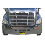 16" Freightliner Cascadia Old Body Set Back Axle Bumper with Mounting Brackets, Tow Cutouts and Vent Grill