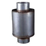 5" Inlet/Outlet, 10"L Straight Through Resonator with Baffles