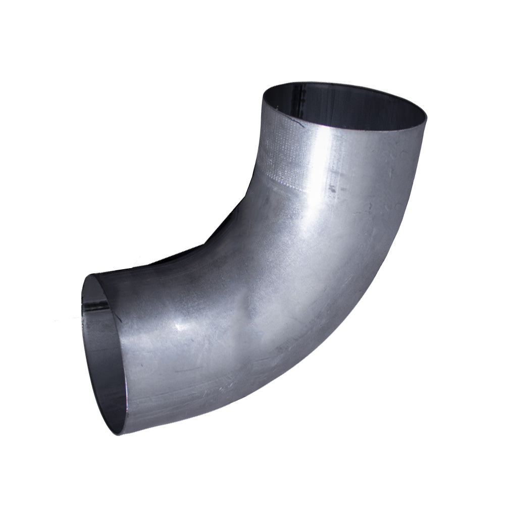 5"OD/OD x 10" Aluminized 90 Degree Straight Elbow
