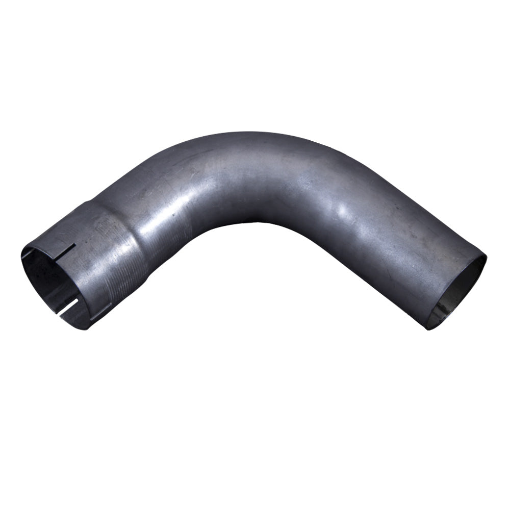3-1/2"ID/OD x 12" 90 Degree Aluminized Elbow