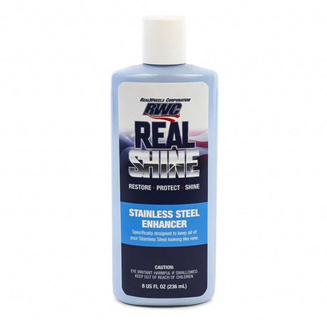 Real shine stainless steel enhancer - 8 oz.