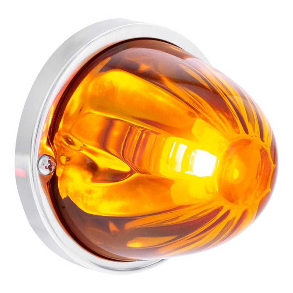 Star-Burst Glass Watermelon Light Flush Mount Kit