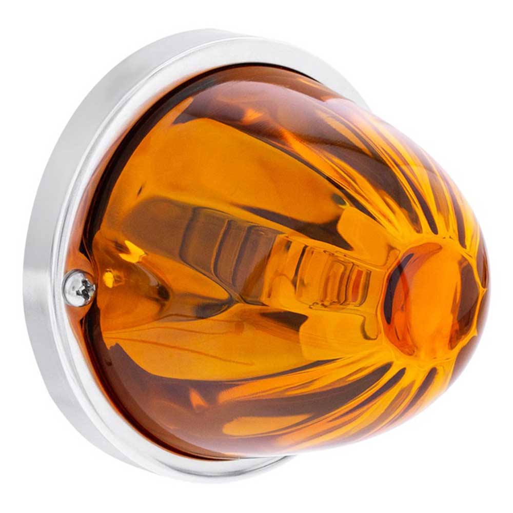 Star-Burst Glass Watermelon Light Flush Mount Kit
