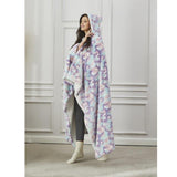 50" x 70" Hooded Sherpa Taffy Wearable Throw