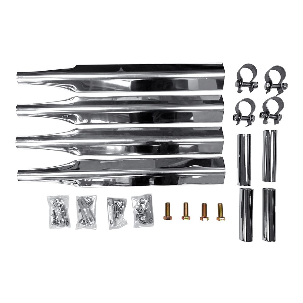 Single Axle Stainless Steel Fender Post Mounting Kit