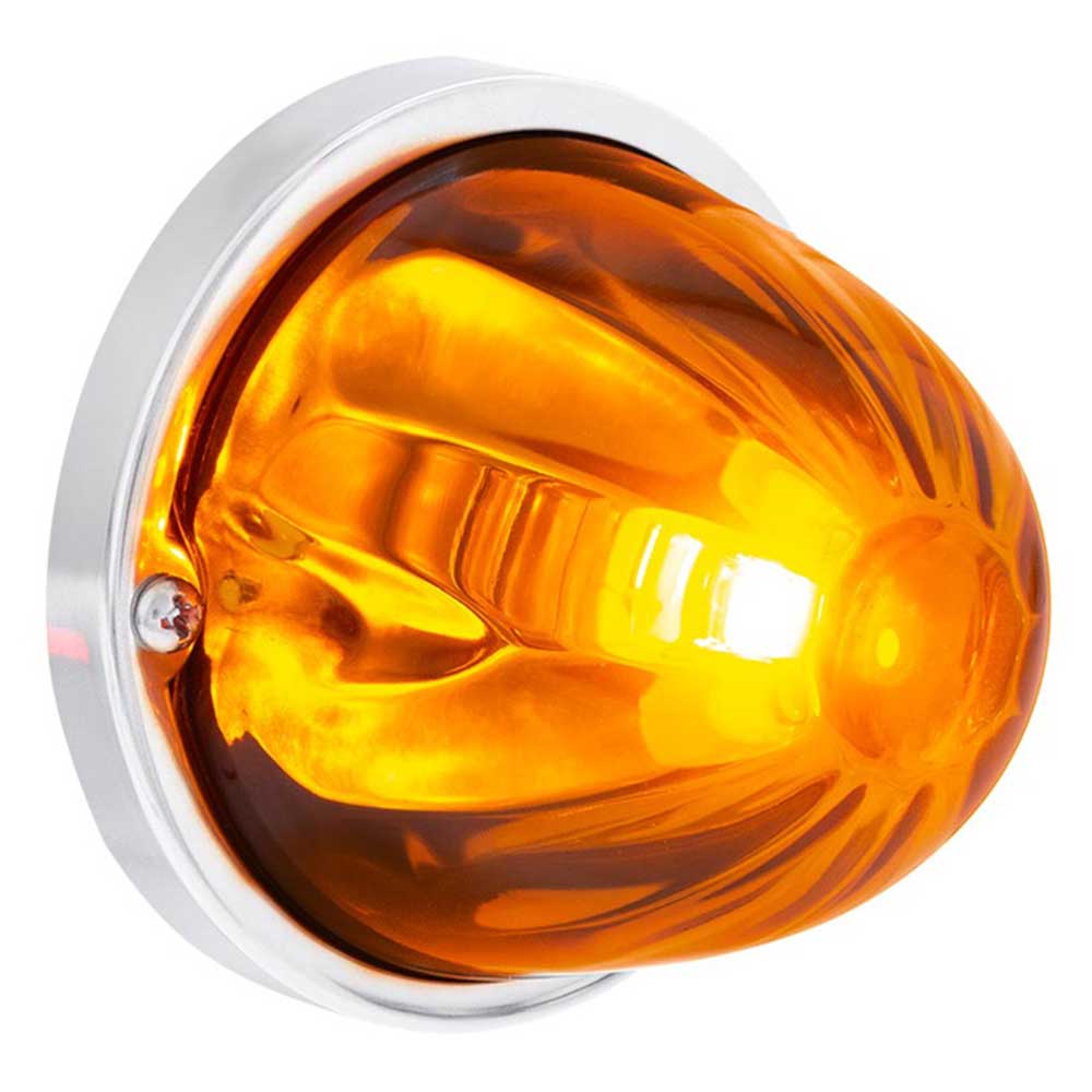 Star-Burst Glass Watermelon Light Flush Mount Kit