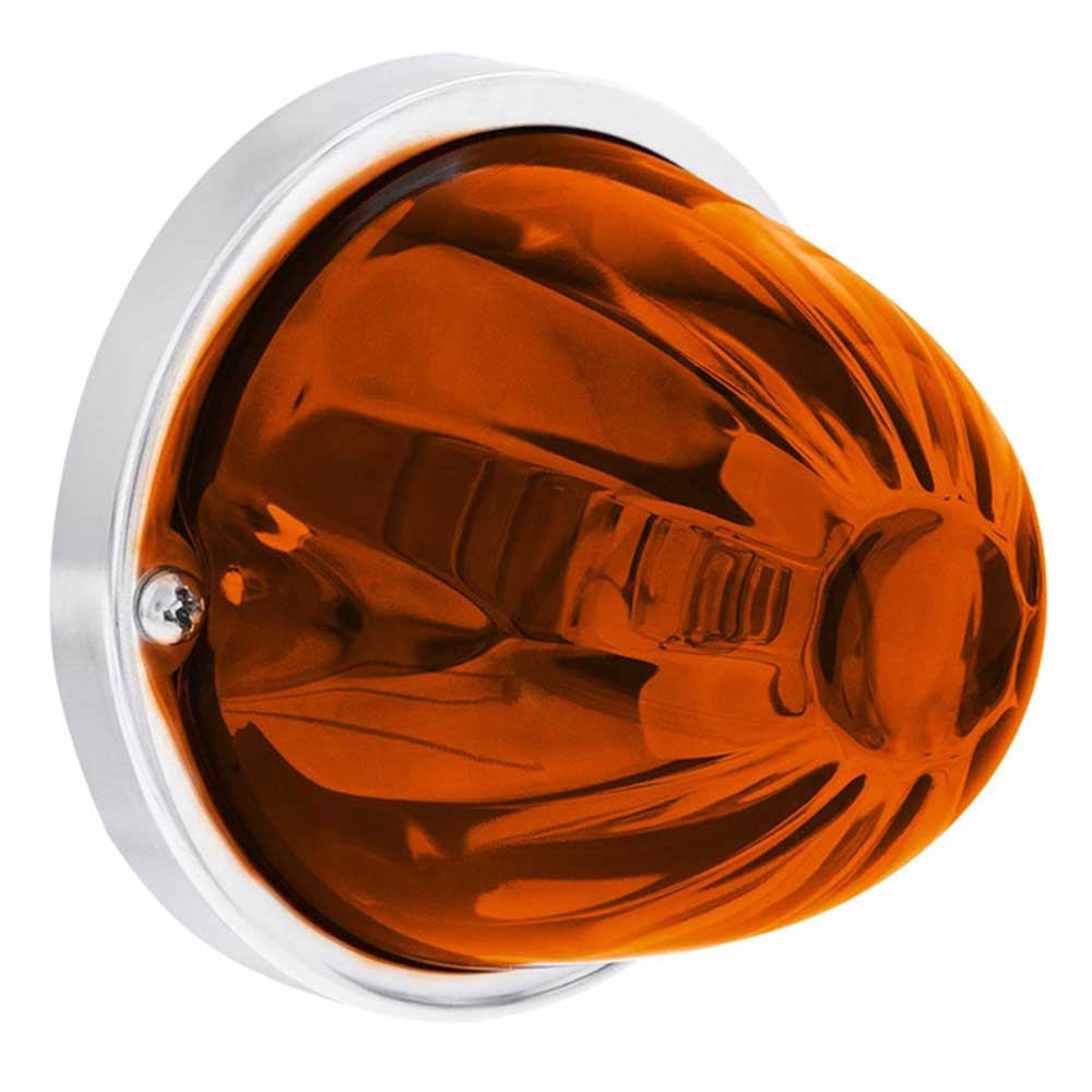 Star-Burst Glass Watermelon Light Flush Mount Kit