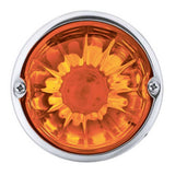 3-1/2" Glass Watermelon LED Light with Stainless Bezel Kit