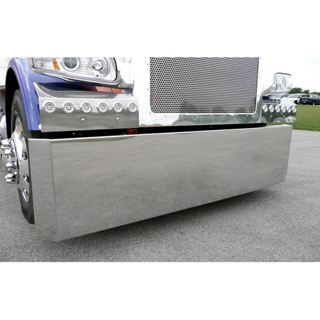 Multi-fit blind mount 20" chrome mitered end bumper