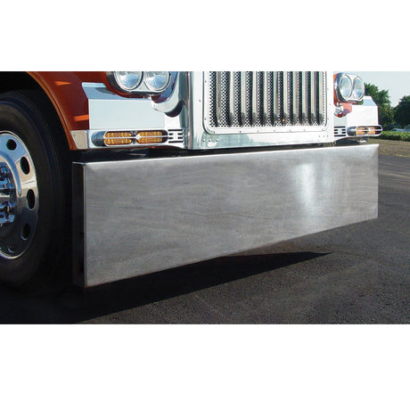 Multi-fit blind mount 20" chrome boxed end bumper