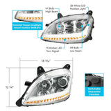 Peterbilt 579, 587 Projection with LED Position and Sequential Light
