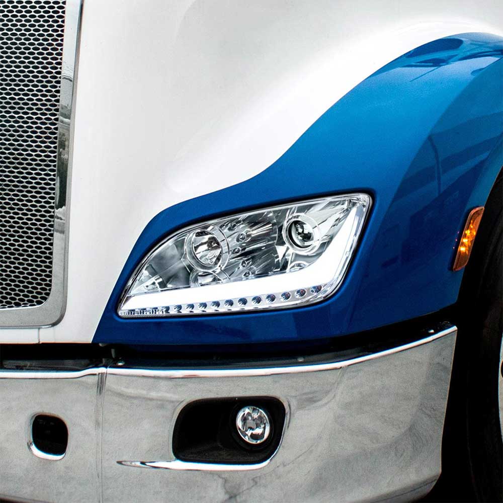 Peterbilt 579, 587 Projection with LED Position and Sequential Light