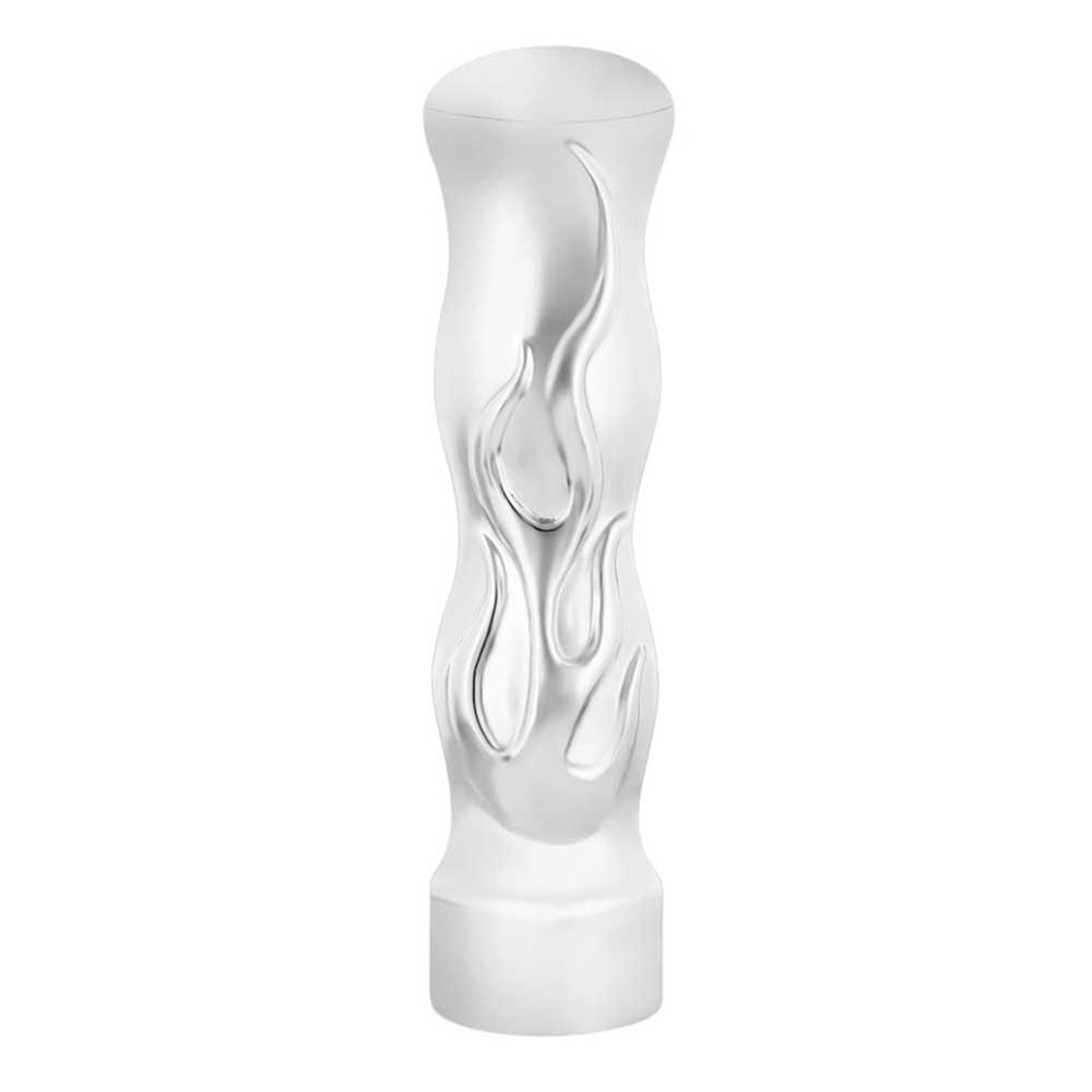 1/2" - 13 Thread On Chrome Flame Gearshift Knob
