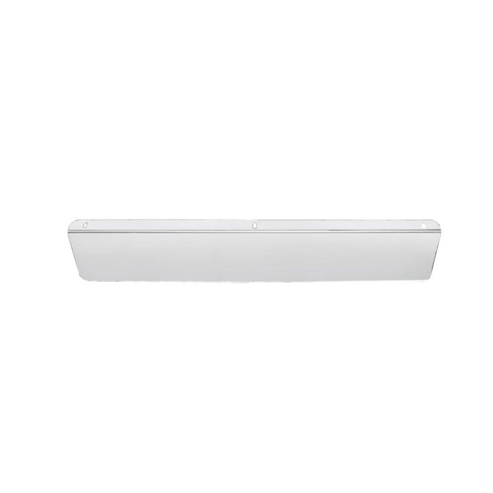 Solid Mount Permit Panel 4" x 18" Stainless Steel