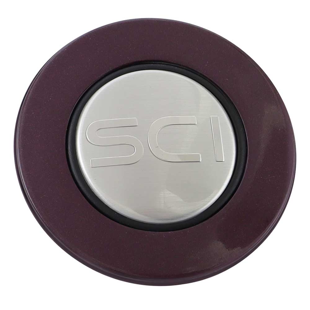 Magnetic Horn Button with SCI on Silver Medallion