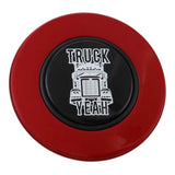 Magnetic Horn Button with Truck Yeah on Black Medallion