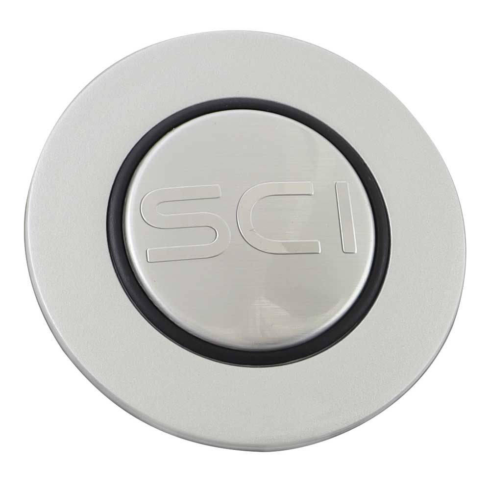Magnetic Horn Button with SCI on Silver Medallion
