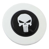 Magnetic Horn Button with Punisher on Black Medallion