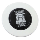 Magnetic Horn Button with Truck Yeah on Black Medallion
