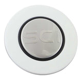 Magnetic Horn Button with SCI on Silver Medallion
