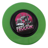 Magnetic Horn Button with Keep On Truckin on Black Medallion
