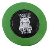Magnetic Horn Button with Truck Yeah on Black Medallion