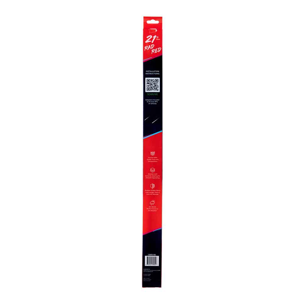 Scrubblade Red Silicone Shadeblade Wiper Blade