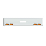 18" Western Star 4900SF Texas Square Chrome Bumper With 4 Oval Amber Lights