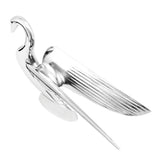Chrome Wonder Wing Swan Hood Ornament