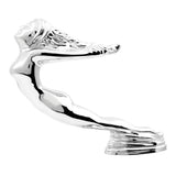 Chrome Art Deco Inspired Flying Lady Hood Ornament