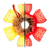 Dual Color Ultra Thin Hex LED Air Cleaner Lights