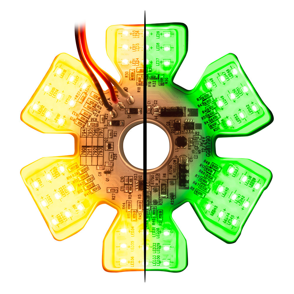 Dual Color Ultra Thin Hex LED Air Cleaner Lights