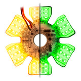 Dual Color Ultra Thin Hex LED Air Cleaner Lights
